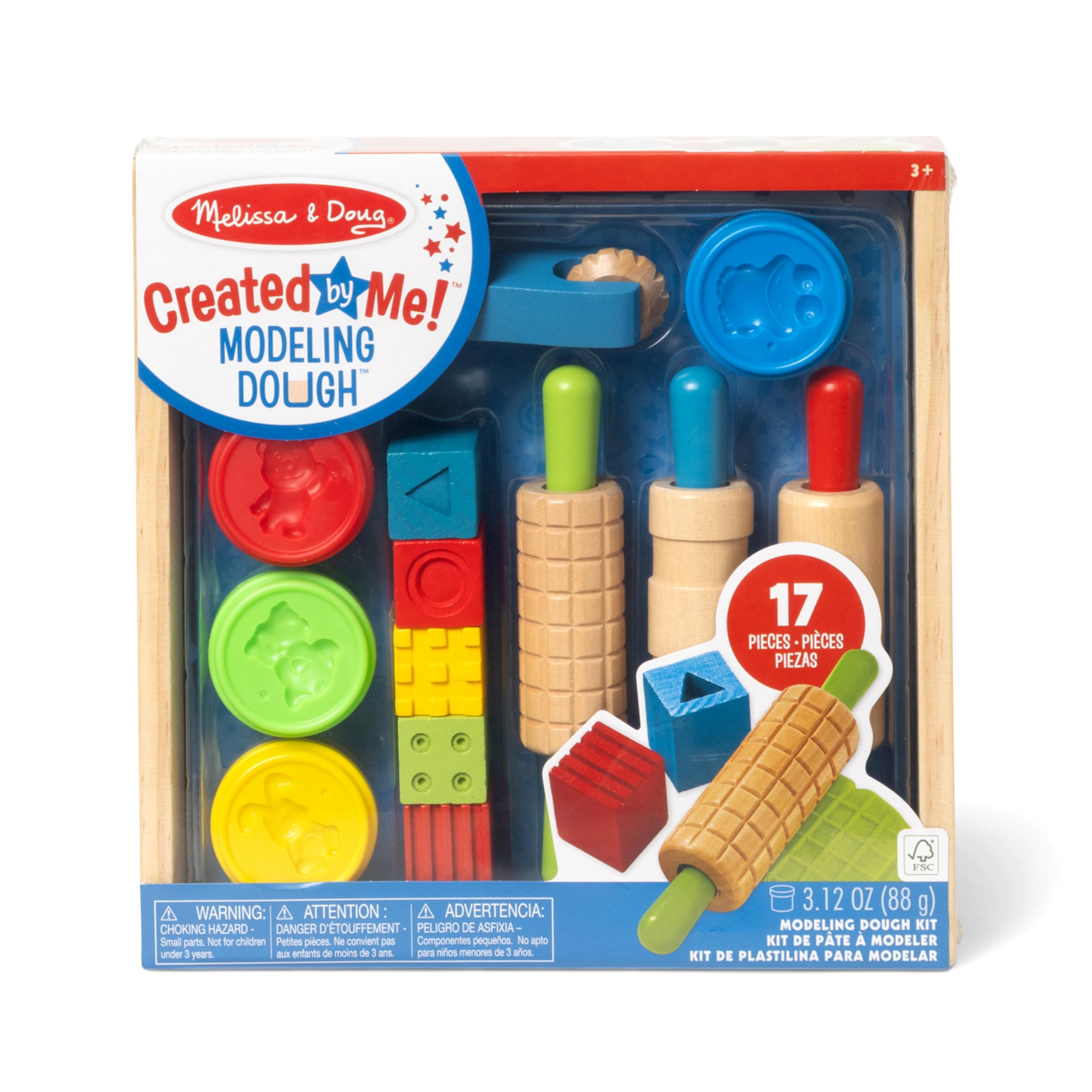 Amazon.com: Melissa & Doug Shape, Model, and Mold Clay Activity